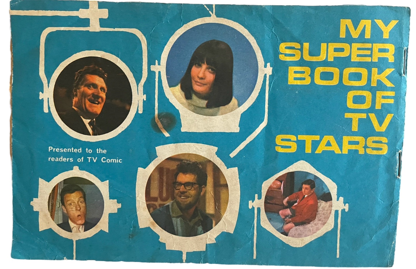 Vintage 1967 TV Comics My Super Book Of TV Stars - Complete With All Stickers - Very Good Condition