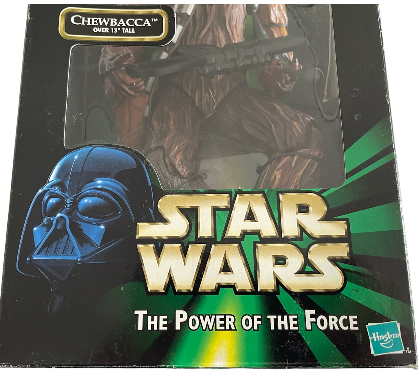 Vintage 1999 Star Wars The Power Of The Force - Return Of The Jedi Chewbacca 13 Inch Tall Action Figure - Factory Sealed Shop Stock Room Find