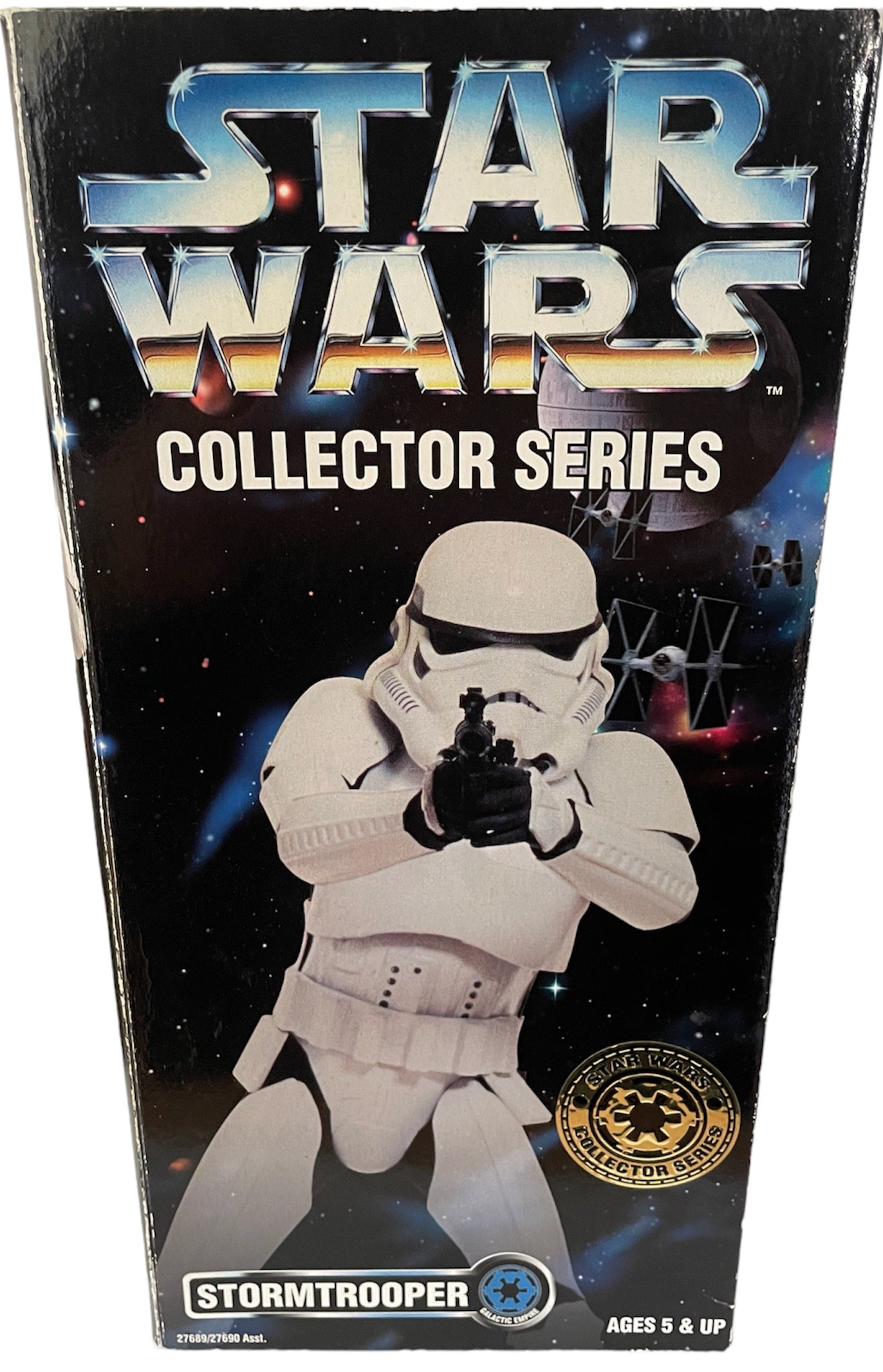 Vintage Kenner 1996 Star Wars Collector Series Galactic Empire Stormtrooper 12 Inch Fully Poseable Action Figure - Factory Sealed Shop Stock Room Find