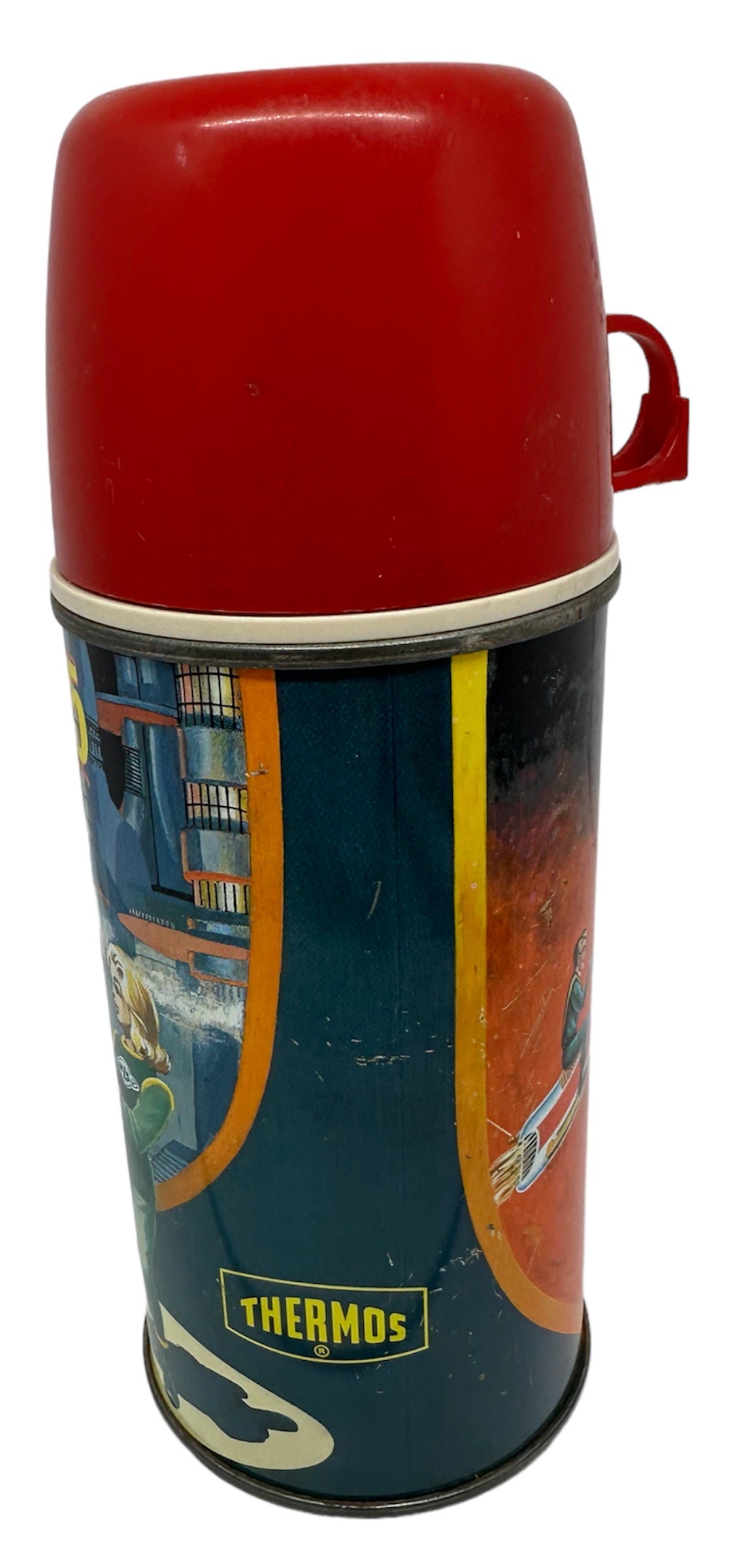 Vintage 1964 KST Gerry Andersons Fireball XL5 Thermos Thermal Bottle Flask - Very Good Condition Very Rare Item