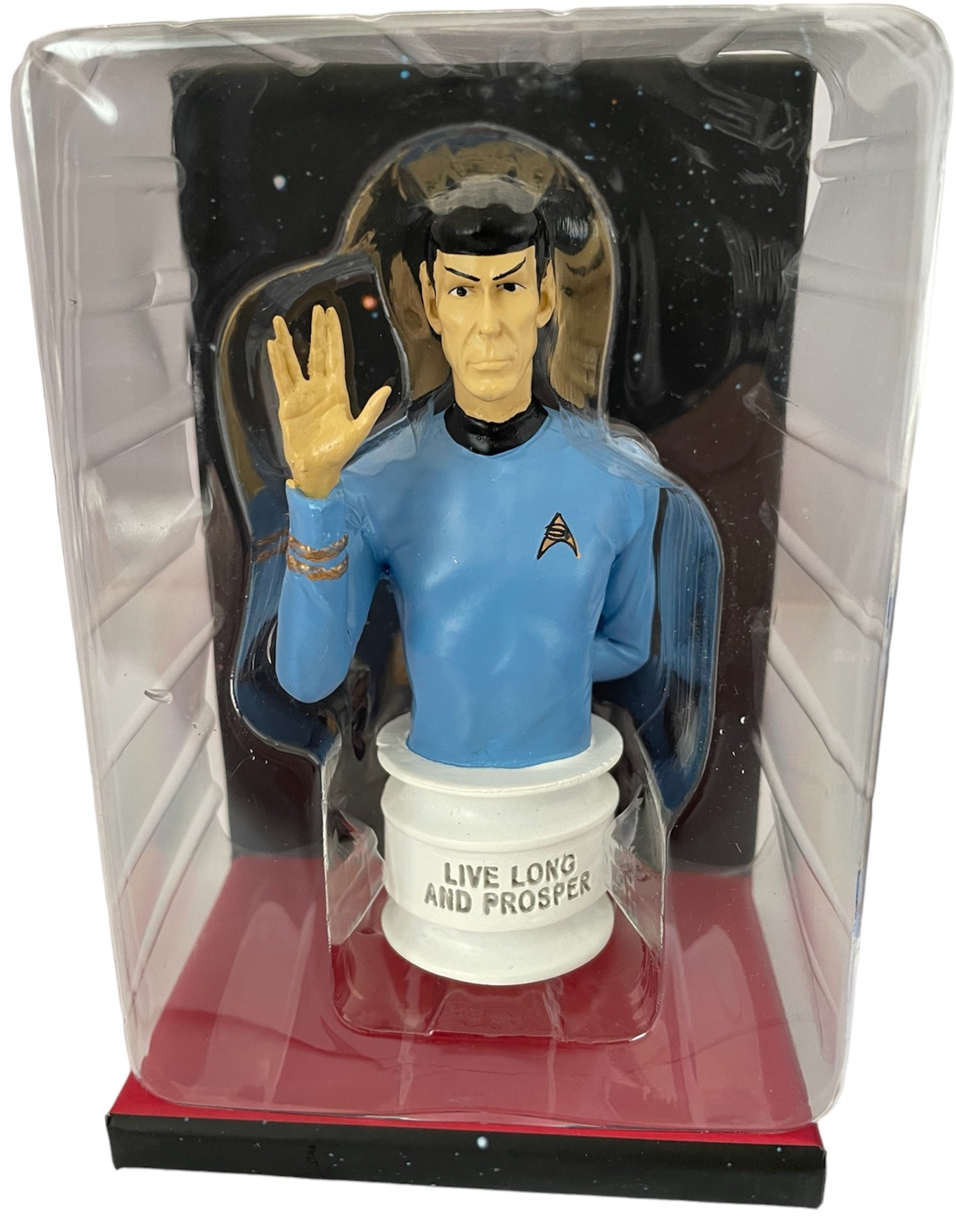 Vintage Star Trek The Original Series 2013 Mr Spock Logic &amp; Prosperity Box - Includes Bust, Display Stand, And 48 Page Book - Shop Stock Room Find