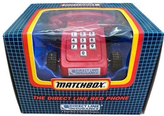 Vintage 1992 Matchbox The Direct Line Red Phone Mint In The Original Box - Shop Stock Room Find