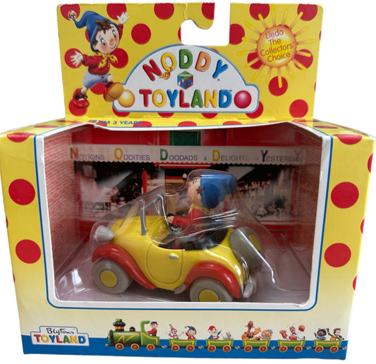 Vintage 2000 Corgi Noddy In Toyland Noddys Car Die-Cast Model With Noddy Figure - Brand New Shop Stock Room Find