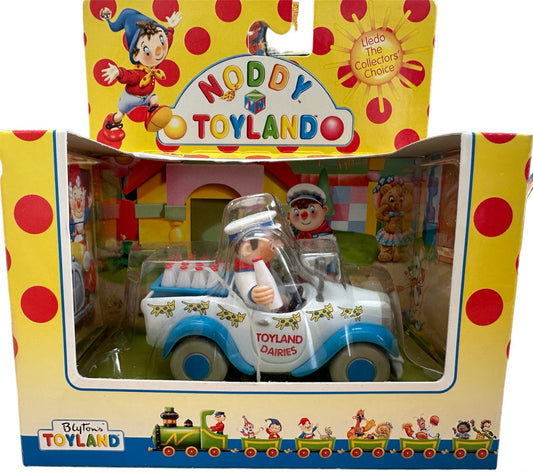 Vintage 2000 Corgi Noddy In Toyland - Mr Milkos Milk Van Die-Cast Model With Mr Milko Figure - Brand New Shop Stock Room Find