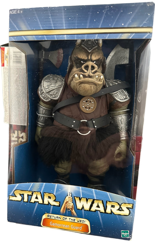 Vintage 2002 Star Wars Return Of The Jedi - The Gamorrean Guard 12 Inch Fully Poseable Action Figure - Factory Sealed Shop Stock Room Find