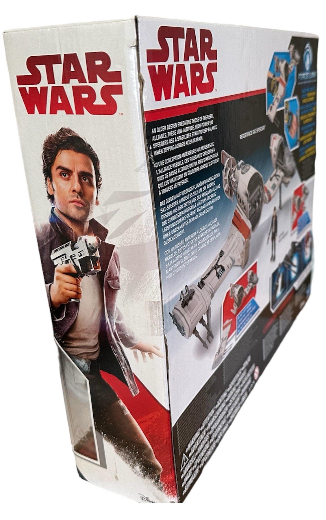 2016 Star Wars Episode VIII The Last Jedi Force Link Resistance Ski Speeder With Captain Poe Dameron Action Figure - Brand New Factory Sealed Shop Stock Room Find