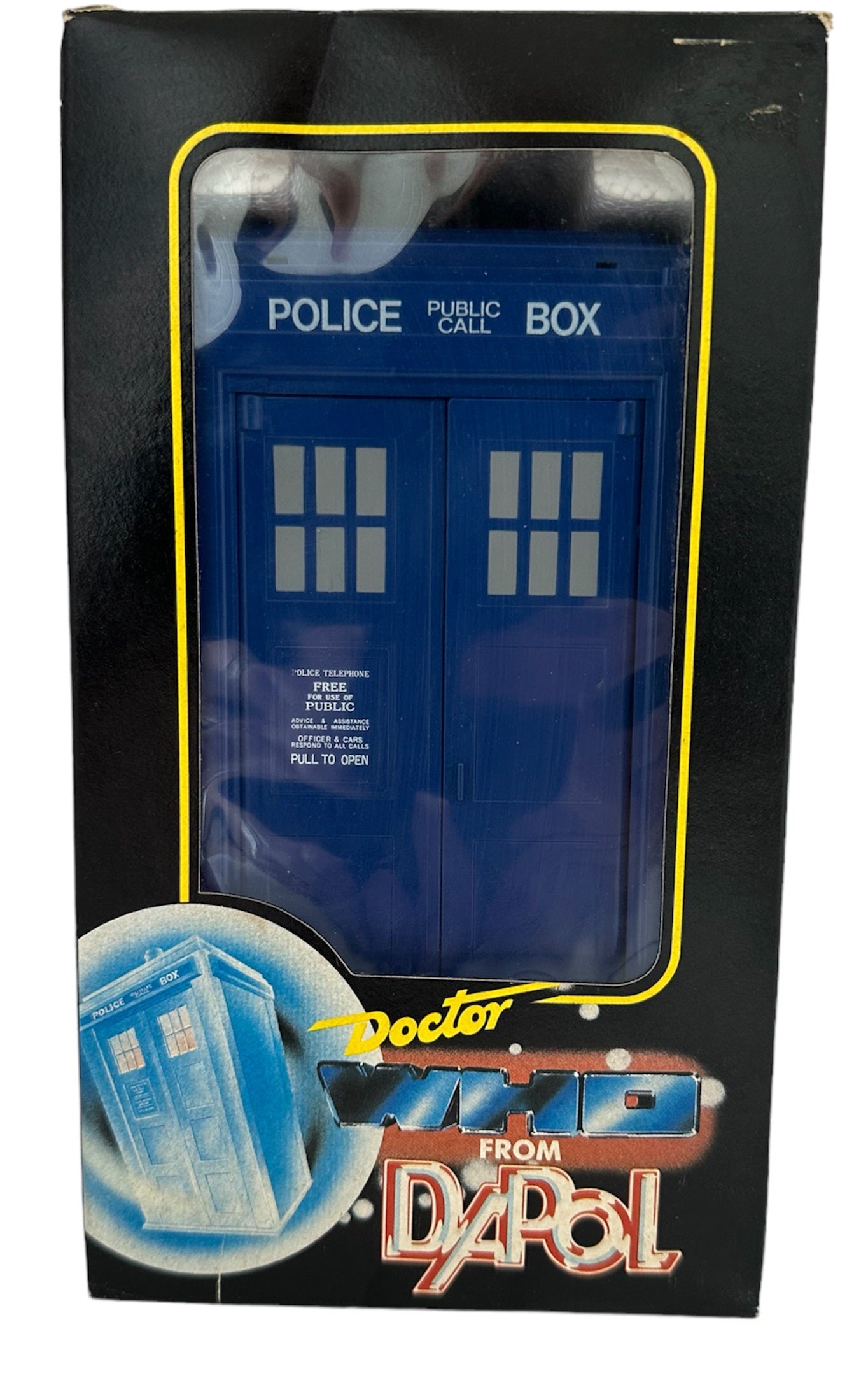 Vintage 1987 Doctor Dr Who The Tardis - Time And Relative Dimensions In Space Police Box&nbsp; By Dapol - Former Shop Stock.