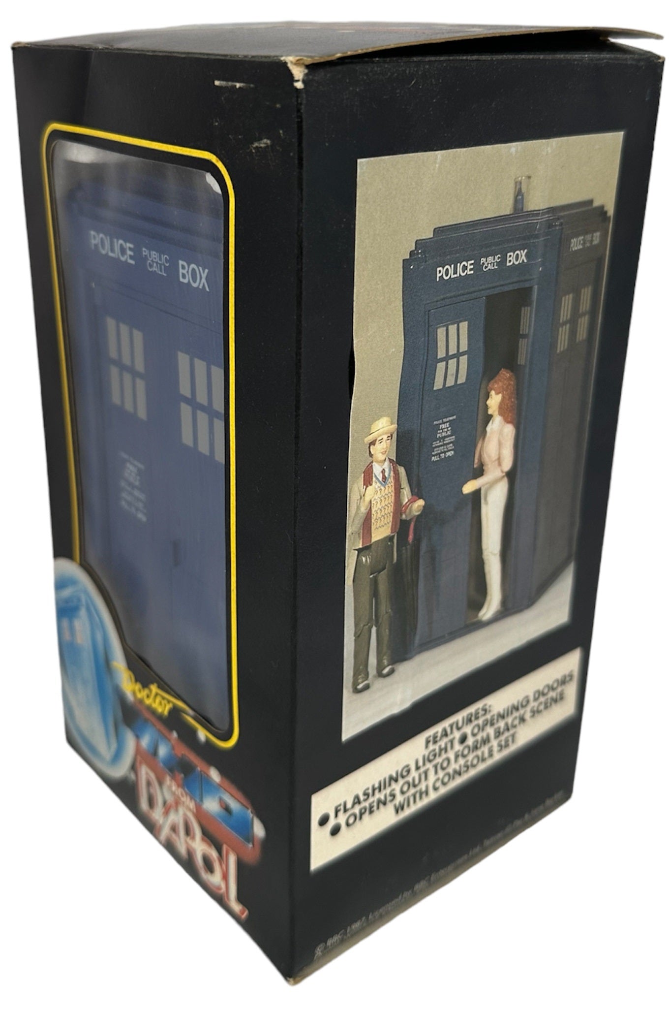 Vintage 1987 Doctor Dr Who The Tardis - Time And Relative Dimensions In Space Police Box&nbsp; By Dapol - Former Shop Stock.