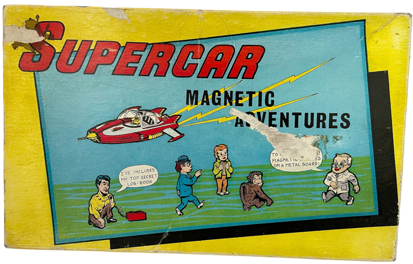 Vintage 1962 Gerry Andersons Supercar The Magnetic Adventures With Mike Mercury - Very Good Condition In The Original Box