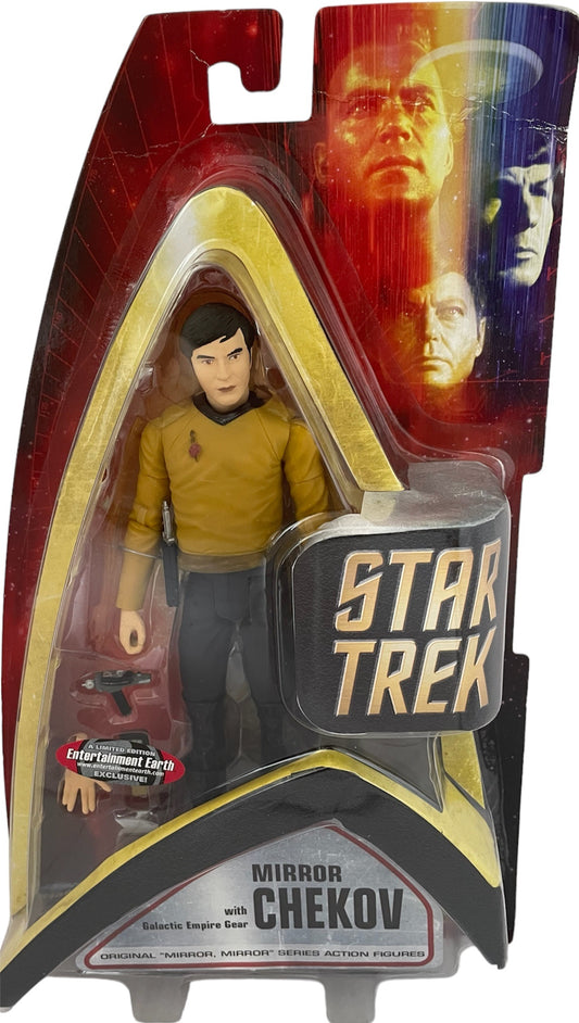 Vintage Art Asylum 2006 Star Trek The Original Series Mirror Chekov Action Figure - Factory Sealed Shop Stock Room Find