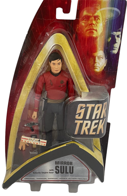 Vintage Art Asylum 2006 Star Trek The Original Series Mirror Sulu Action Figure - Factory Sealed Shop Stock Room Find