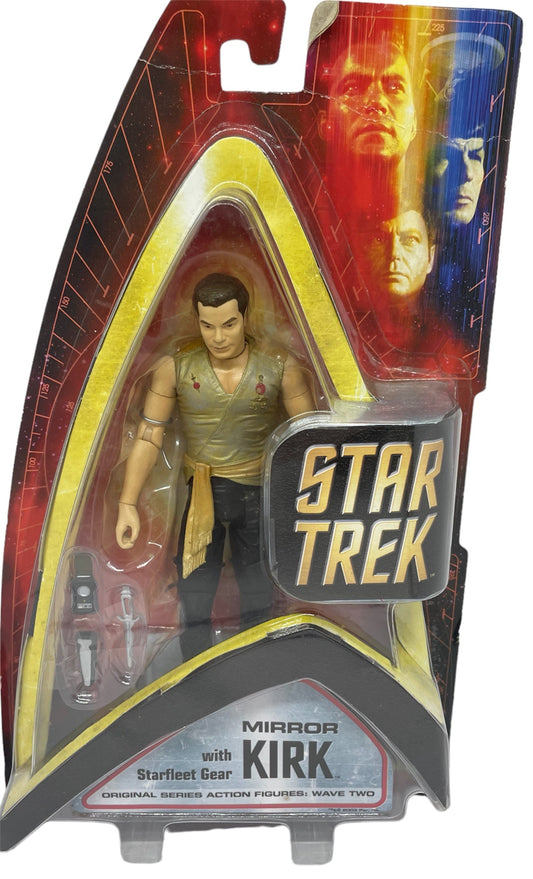 Vintage Art Asylum 2003 Star Trek The Original Series Mirror Kirk Action Figure - Factory Sealed Shop Stock Room Find