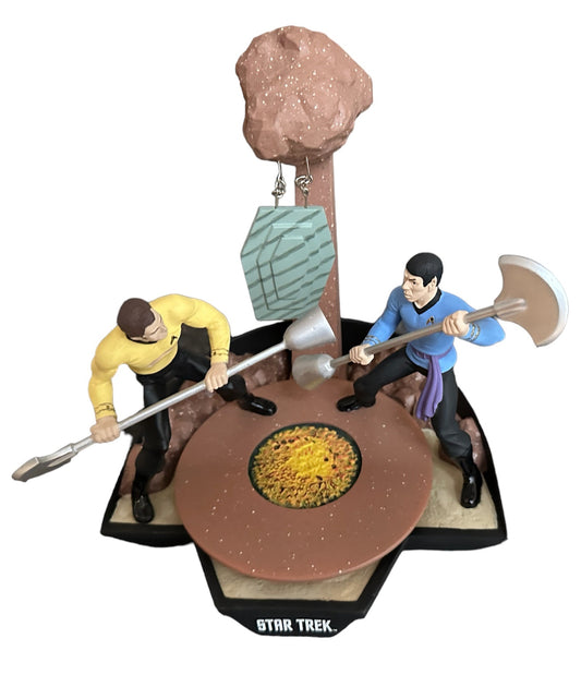 Vintage 1996 Star Trek The Original Series Amok Time Diorama Featuring Captain Kirk And Mr Spock - Shop Stock Room Find.