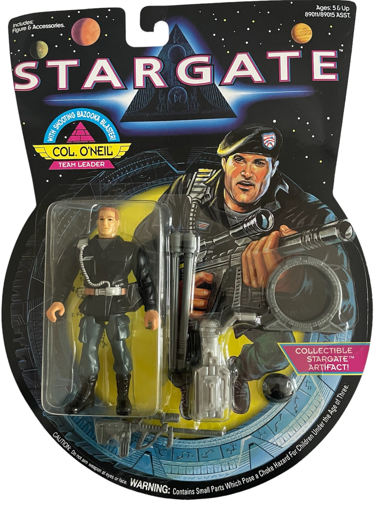 Vintage 1994 Stargate The Movie - Col O'Neil Action Figure - Factory Sealed Shop Stock Room Find