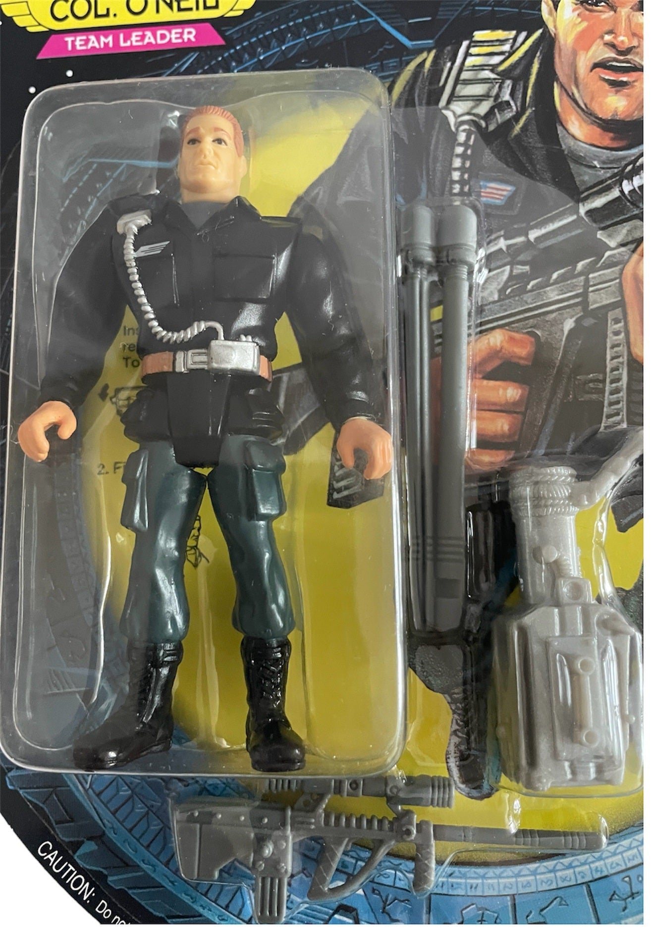 Vintage 1994 Stargate The Movie - Col O'Neil Action Figure - Factory Sealed Shop Stock Room Find