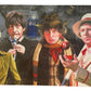 Dr Who Canvas Art Wall Mountable Print - The First Six Doctors On Wooden Frame - Brand New & Factory Sealed