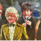 Dr Who Canvas Art Wall Mountable Print - The First Six Doctors On Wooden Frame - Brand New & Factory Sealed