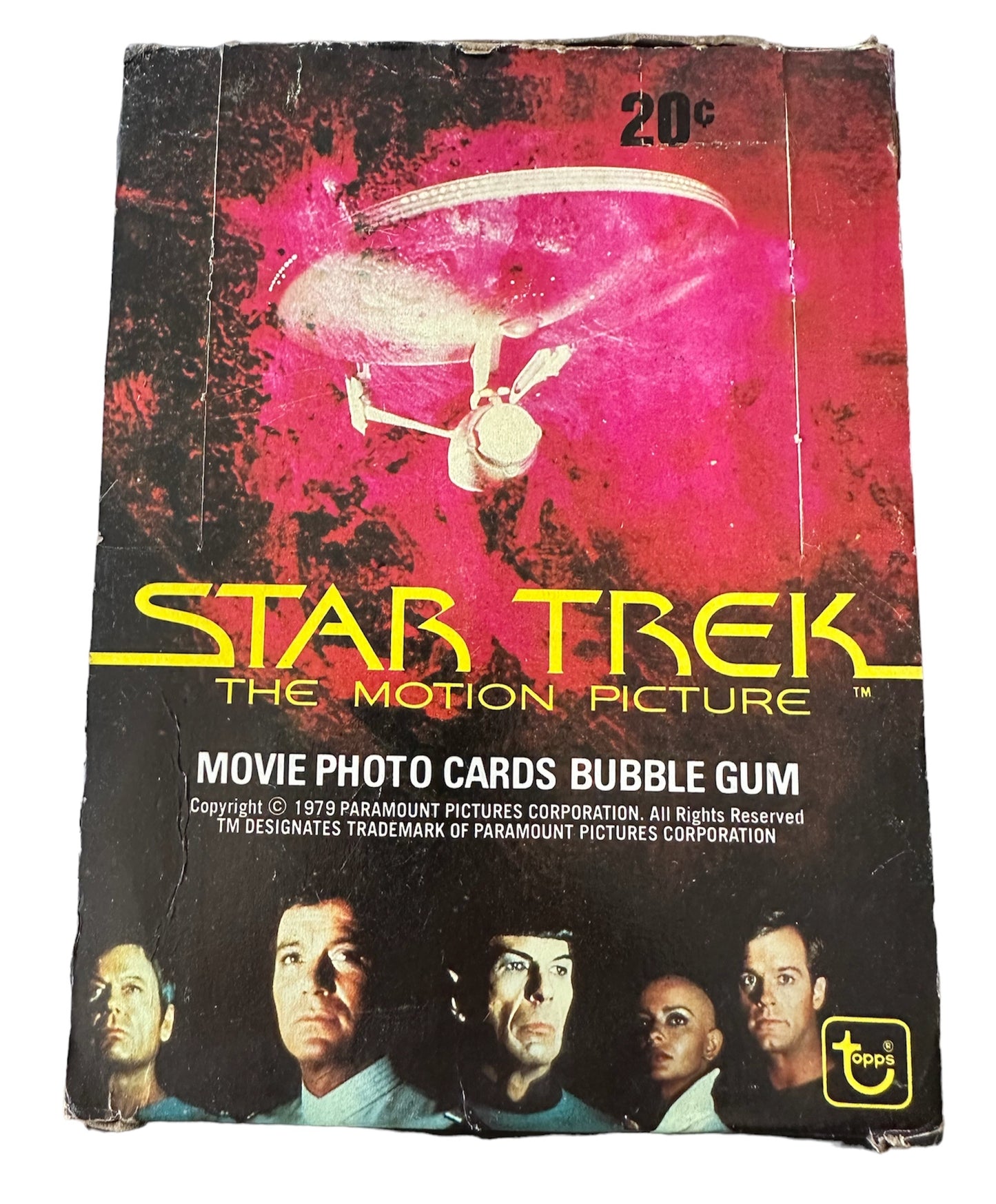 Vintage Tops 1979 Star Trek The Motion Picture Ultra Rare Movie Photo Bubble Gum Trading Cards Pack - Containing 10 x Movie Photo Trading Cards, 1 x Sticker & A Stick Of Bubble Gum - Shop Stock Room Find