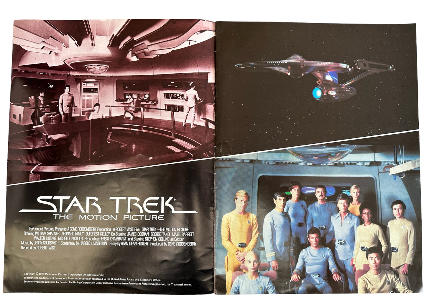 Vintage Very Rare 1979 Star Trek The Motion Picture Cinema Movie Brochure - Fantastic Condition Very Rare Item