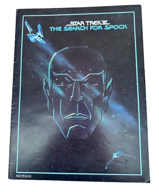 Vintage Very Rare 1984 Star Trek III The Search For Spock Cinema Special Movie Brochure - Fantastic Condition Very Rare Item