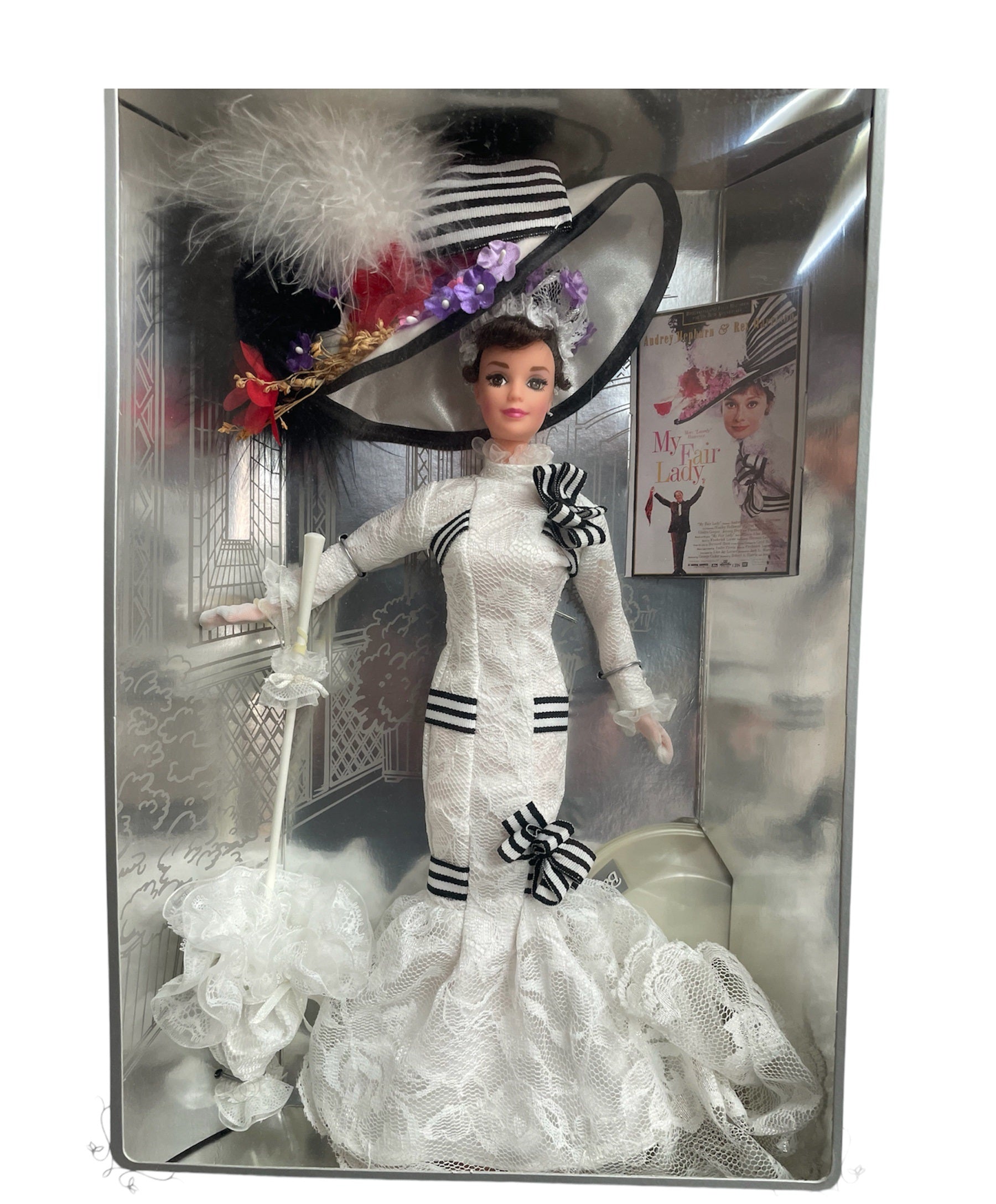 Vintage 1995 Hollywood Legends Collection - Barbie As Ascot Eliza Doolittle  in My Fair Lady - Limited Edition 12 Inch Doll - Brand New Factory Sealed  ...