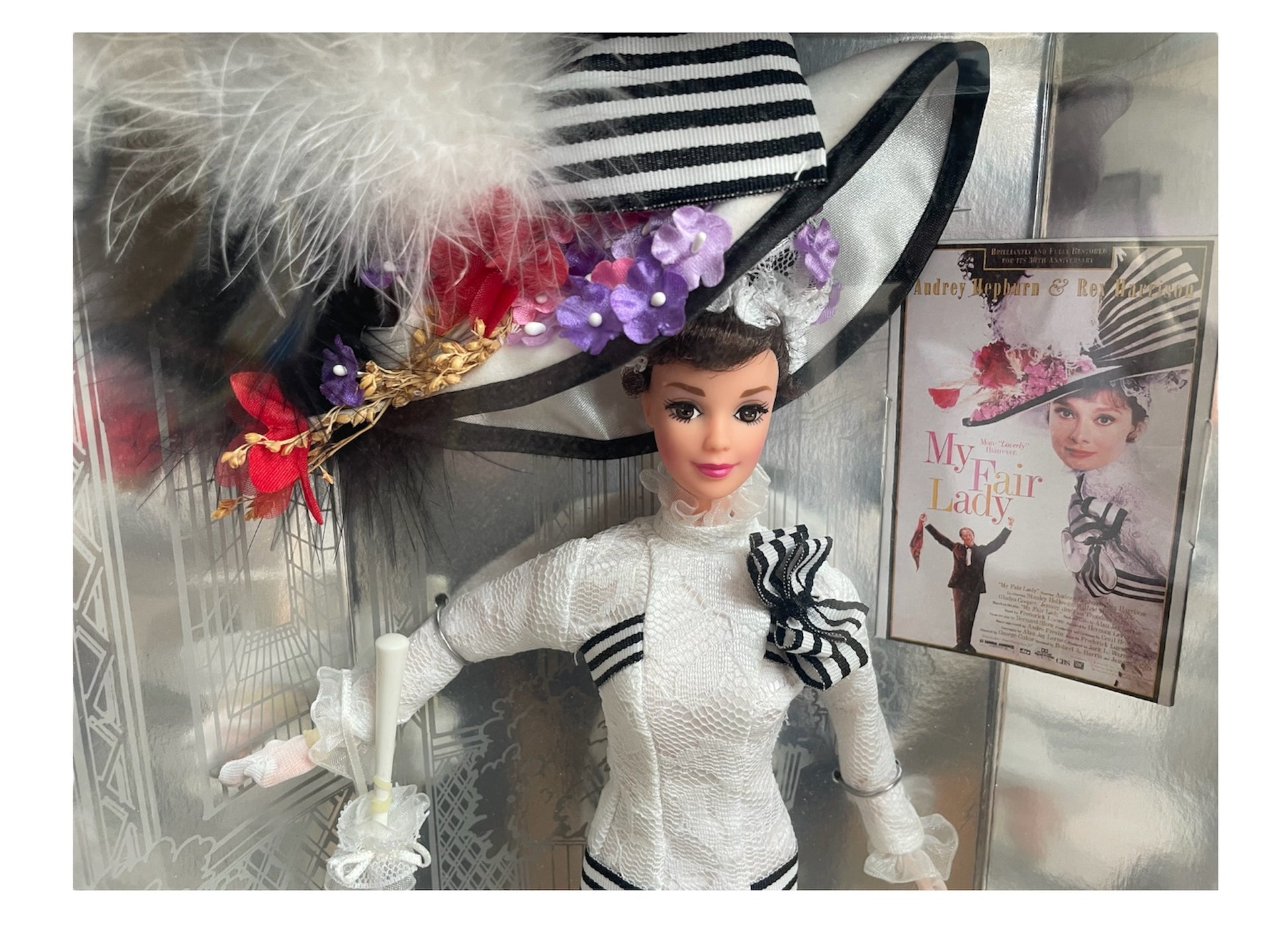 Vintage 1995 Hollywood Legends Collection - Barbie As Ascot Eliza Doolittle  in My Fair Lady - Limited Edition 12 Inch Doll - Brand New Factory Sealed  ...