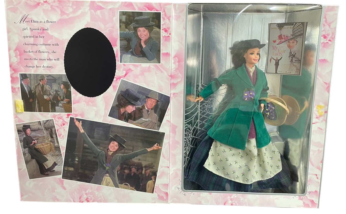 Vintage 1995 Hollywood Legends Collection - Barbie As Eliza Doolittle in My Fair Lady - Limited Edition 12 Inch Doll - Brand New Factory Sealed Shop Stock Room Find.