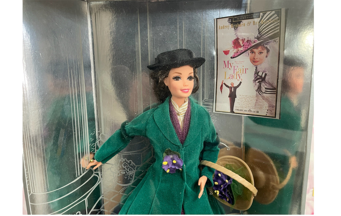 Vintage 1995 Hollywood Legends Collection - Barbie As Eliza Doolittle in My Fair Lady - Limited Edition 12 Inch Doll - Brand New Factory Sealed Shop Stock Room Find.