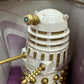 Vintage 2002 Product Enterprise Dr Doctor Who Electronic Talking White Imperial Dalek With Gold Spheres And Slats - Factory Sealed Shop Stock Room Find