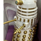 Vintage 2002 Product Enterprise Dr Doctor Who Electronic Talking White Imperial Dalek With Gold Spheres And Slats - Factory Sealed Shop Stock Room Find