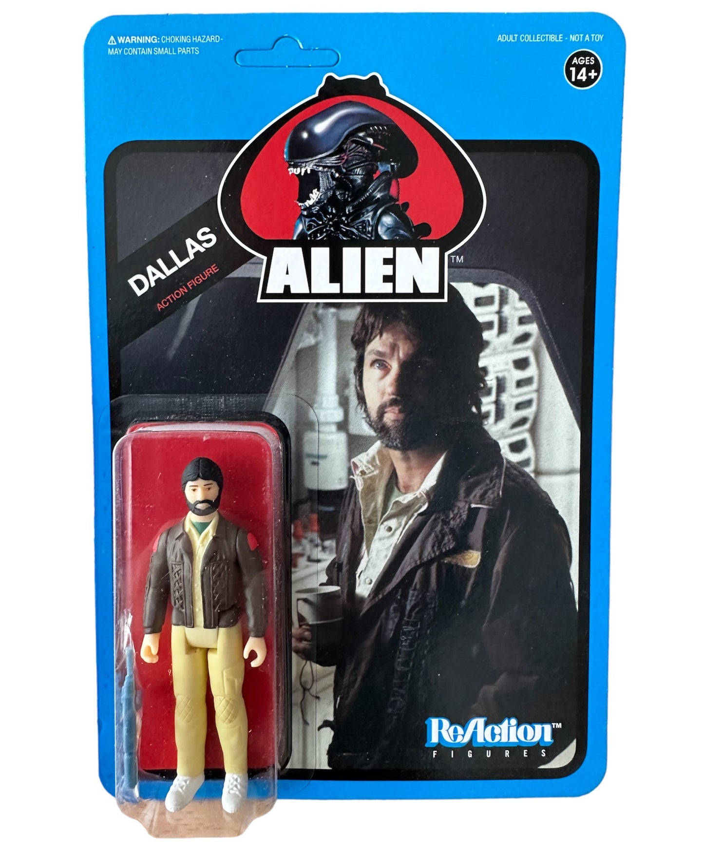 Super 7 2019 ReAction Figures Alien - Dallas 3 3/4 Inch Fully Posable Action Figure - Brand New Shop Stock Room Find