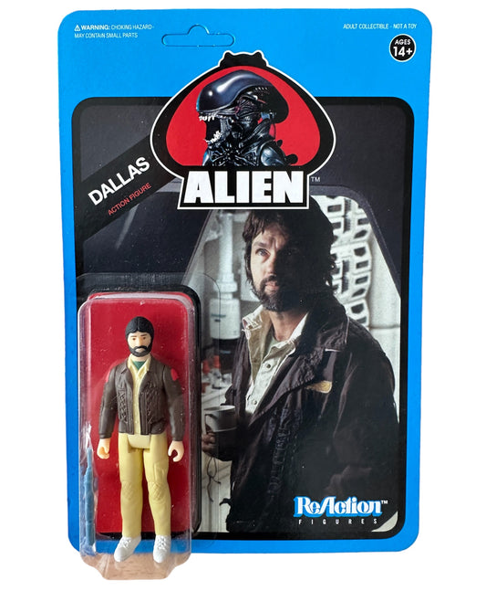 Super 7 2019 ReAction Figures Alien - Dallas 3 3/4 Inch Fully Posable Action Figure - Brand New Shop Stock Room Find