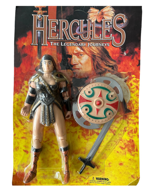 Vintage 1998 Hercules The Legendary Journeys - Xena Warior Princess Weaponry 10 Inch Action Figure - Brand New Factory Sealed Shop Stock Room Find