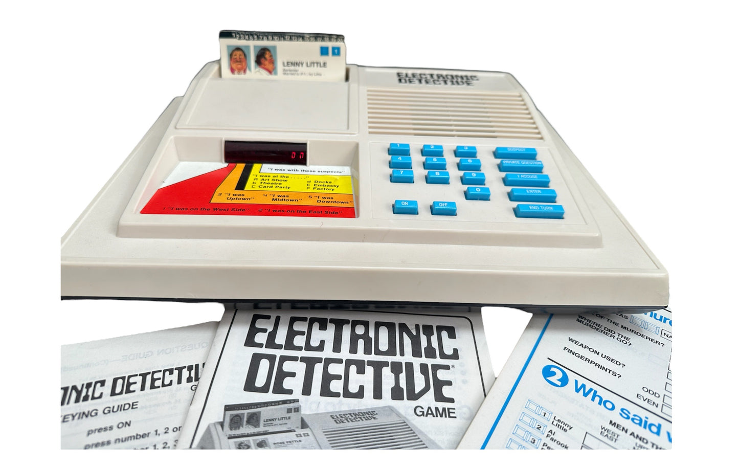 Vintage 1979 Electronic Detective Game - The Computerized Who Done It Game - Fantastic Condition- Fully Working - 100% Complete - In The Original Box965 Based On The TV Series …