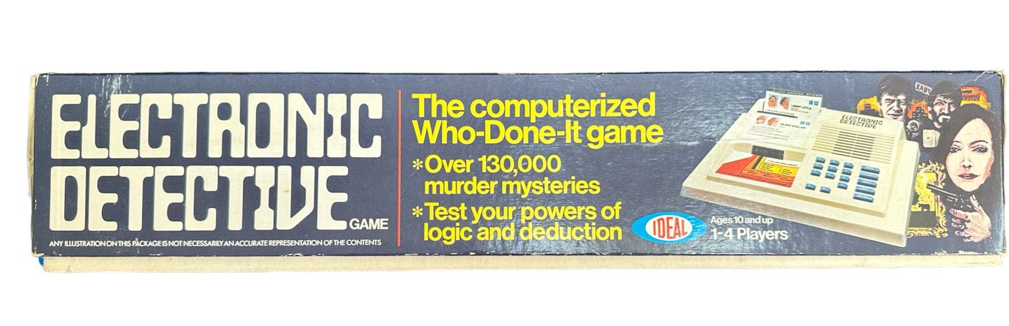 Vintage 1979 Electronic Detective Game - The Computerized Who Done It Game - Fantastic Condition- Fully Working - 100% Complete - In The Original Box965 Based On The TV Series …