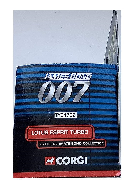 Vintage Corgi James 007 Bond For Your Eyes Only - The Ultimate Bond Collection - Lotus Esprit Turbo 1:36 Scale Die-Cast Car Vehicle Replica Number TY04702 - Brand New Shop Stock Room Find