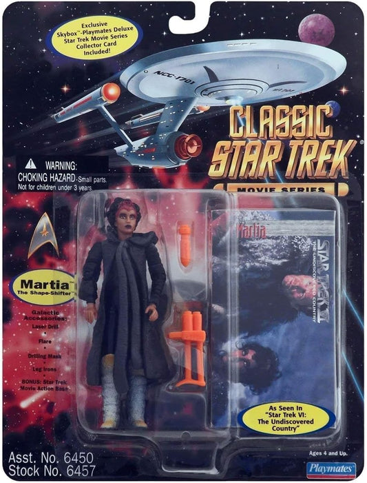 Vintage Classic Star Trek Movie Series Martia The Shape-Shifter Action Figure from Star Trek VI The Undiscovered Country - Brand New Factory Sealed Shop Stock Room Find