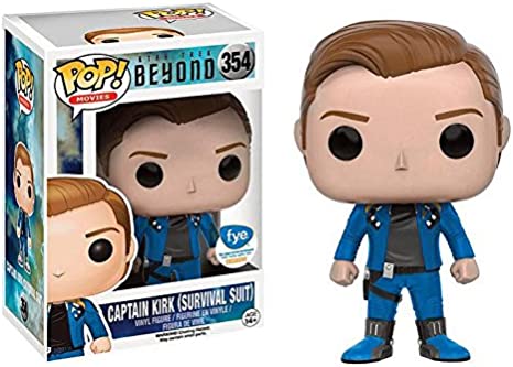 2016 Star Trek Beyond Captain Kirk In Survival Suit Pop Movies Vinyl Figure - Brand New Shop Stock Room Find