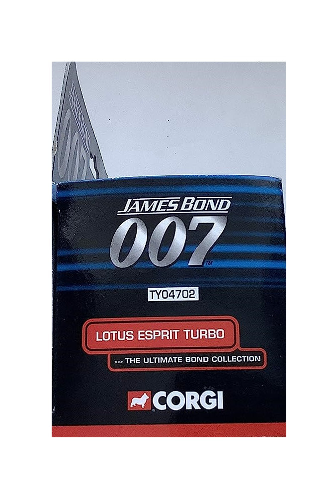 Vintage Corgi James 007 Bond For Your Eyes Only - The Ultimate Bond Collection - Lotus Esprit Turbo 1:36 Scale Die-Cast Car Vehicle Replica Number TY04702 - Brand New Shop Stock Room Find