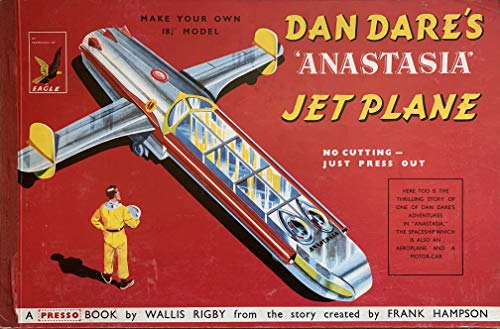 Vintage 1955 The Eagle Comics Dan Dare's Anastasia Jet Plane Presso Book With Press Out Model - Unused Shop Stock Room Find - Ultra Ultra Rare