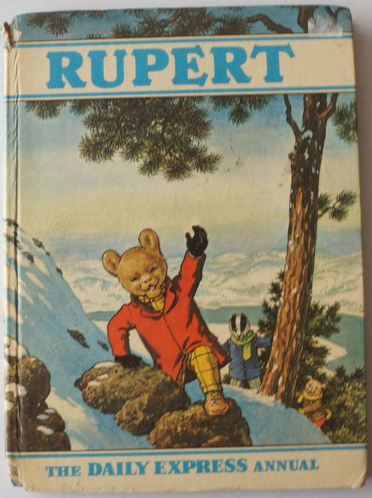 Vintage The Daily Express Rupert Bear Annual 1970 - Good Condition