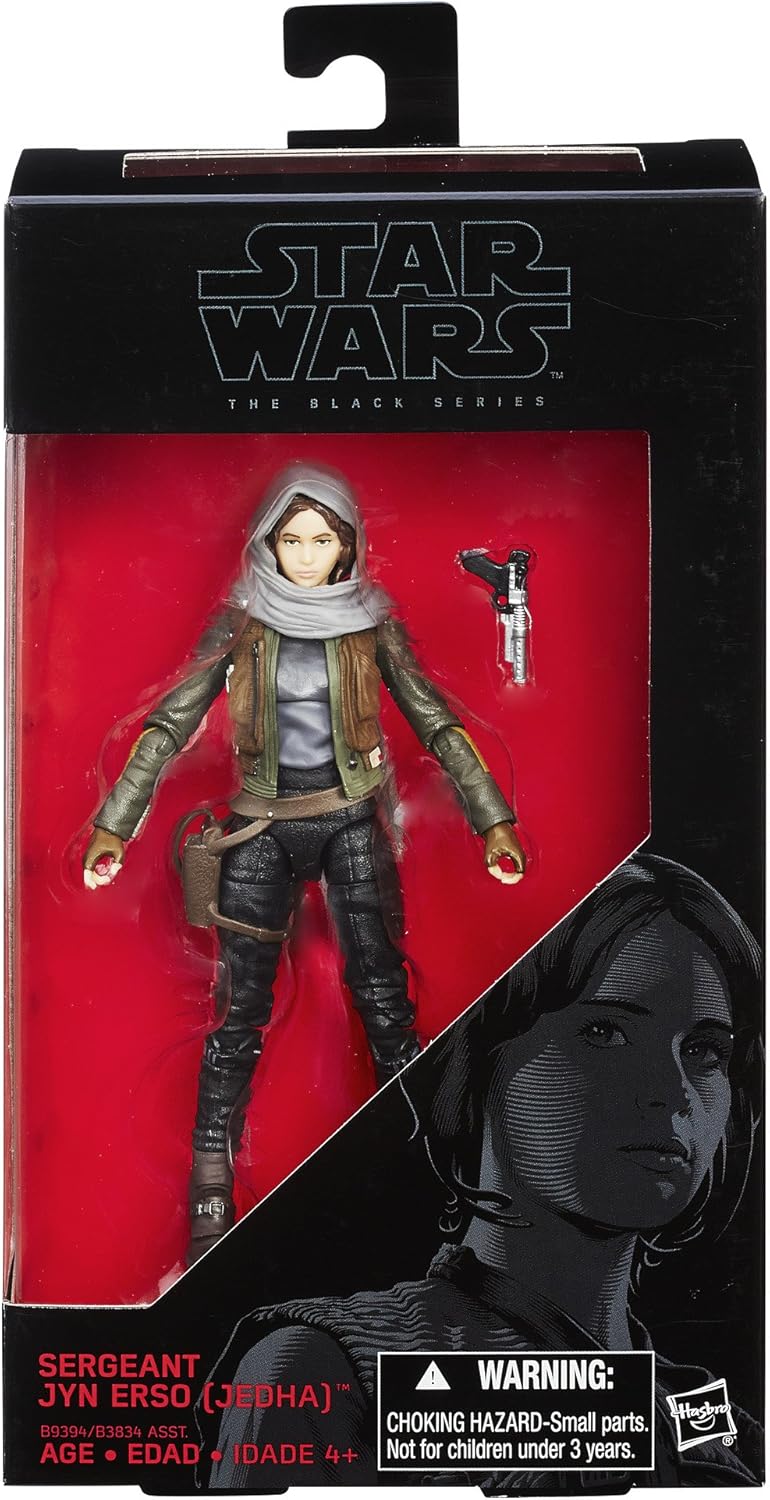 Star Wars Episode VII The Force Awakens The Black Series Sergeant Jyn Erso (Jedha) 6 Inch Action Figure - Brand New Factory Sealed Shop Stock Room Find