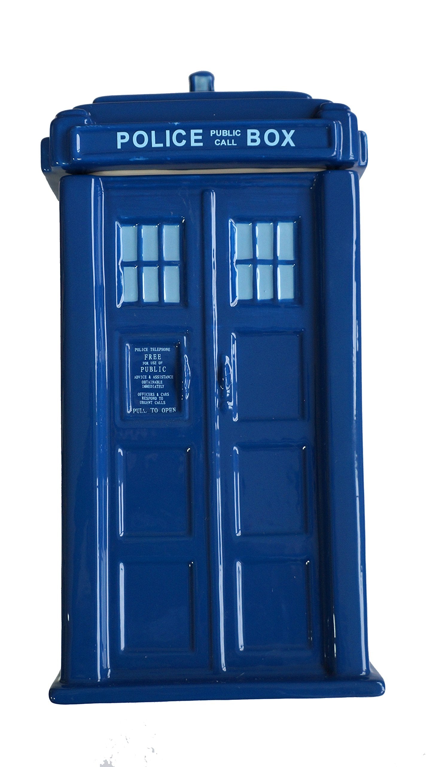 Vintage Cards Inc 1996 Doctor Dr Who - Collectors Limited Edition Ceramic Tardis Cookie Jar - Brand New Shop Stock Room Find