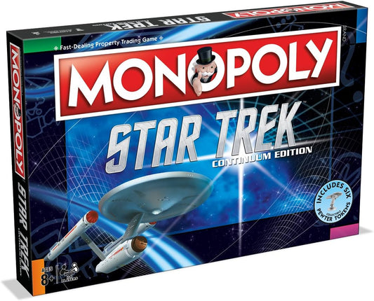 Star Trek 2017 Monopoly Continuum Edition Property Trading Board Game - Brand New Factory Sealed Shop Stock Room Find