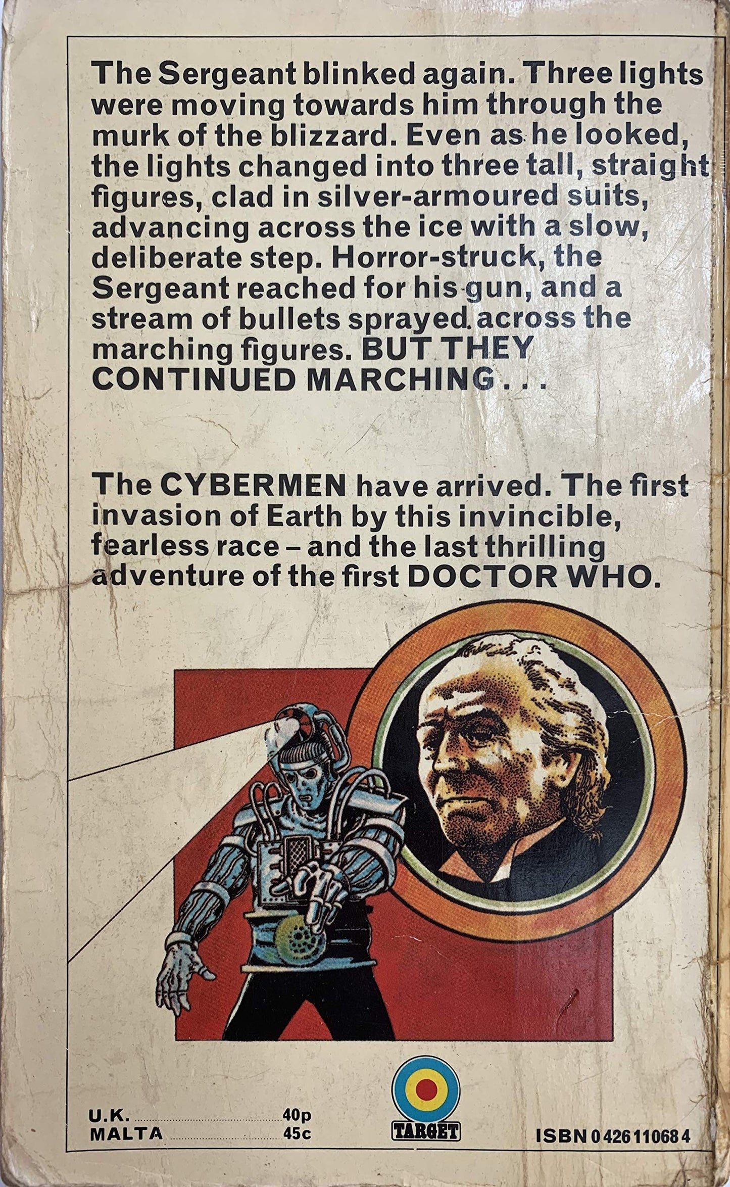 Vintage Doctor Dr Who And The Tenth Planet Target Paperback Novel First Impression 1976 By Gerry Davis