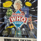 Vintage 1989 Doctor Dr Who The Ultimate Adventure Jon Pertwee Autographed Clock, Program, Poster And Dalek Stand-Up - Fantastic Condition Ultra Rare Collection