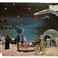 Vintage 1979 Waddingtons Star Wars Kenners Action Figures 350 Piece Jigsaw Puzzle No. 194A - Encounter at Lars Homestead On Tatooine - Incomplete, 2 x Edge Pieces Missing - In The Original Box - Very Very Rare