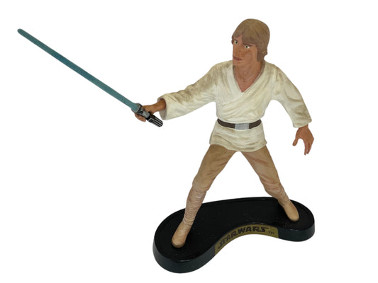 Vintage 1995 Ultra Rare Star Wars Collector Edition Luke Skywalker Highly Detailed Vinyl Model Kit - Fully Built Former Display Model Complete With Original Box.