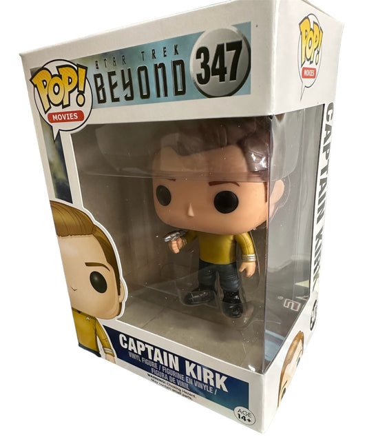 Vintage 2016 Star Trek Beyond Captain Kirk Pop Movies Vinyl Figure - Brand New Shop Stock Room Find