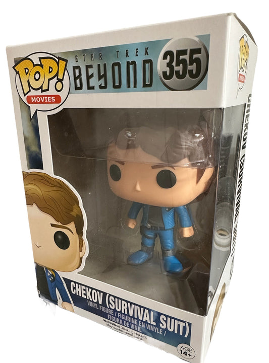 Vintage 2016 Star Trek Beyond Chekov In Survival Suit Pop Movies Vinyl Figure - Brand New Shop Stock Room Find